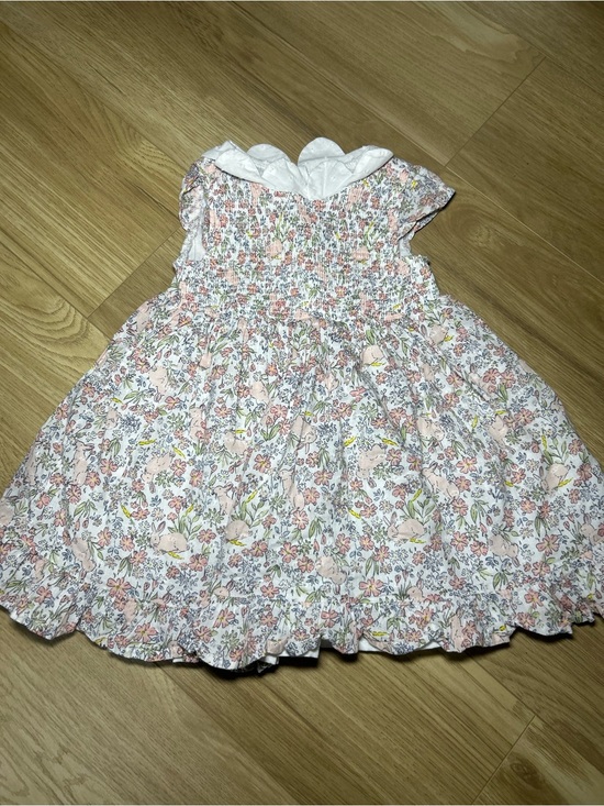 Haute Hippie Other - Haute Hippie White Dress with Pink and Green Floral Print